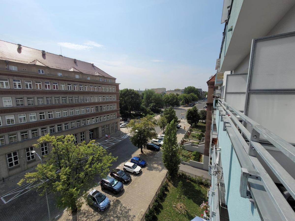 슈체친 Sloneczny Apartament Przy Filharmonii, Walach Chrobrego 아파트 외부 사진