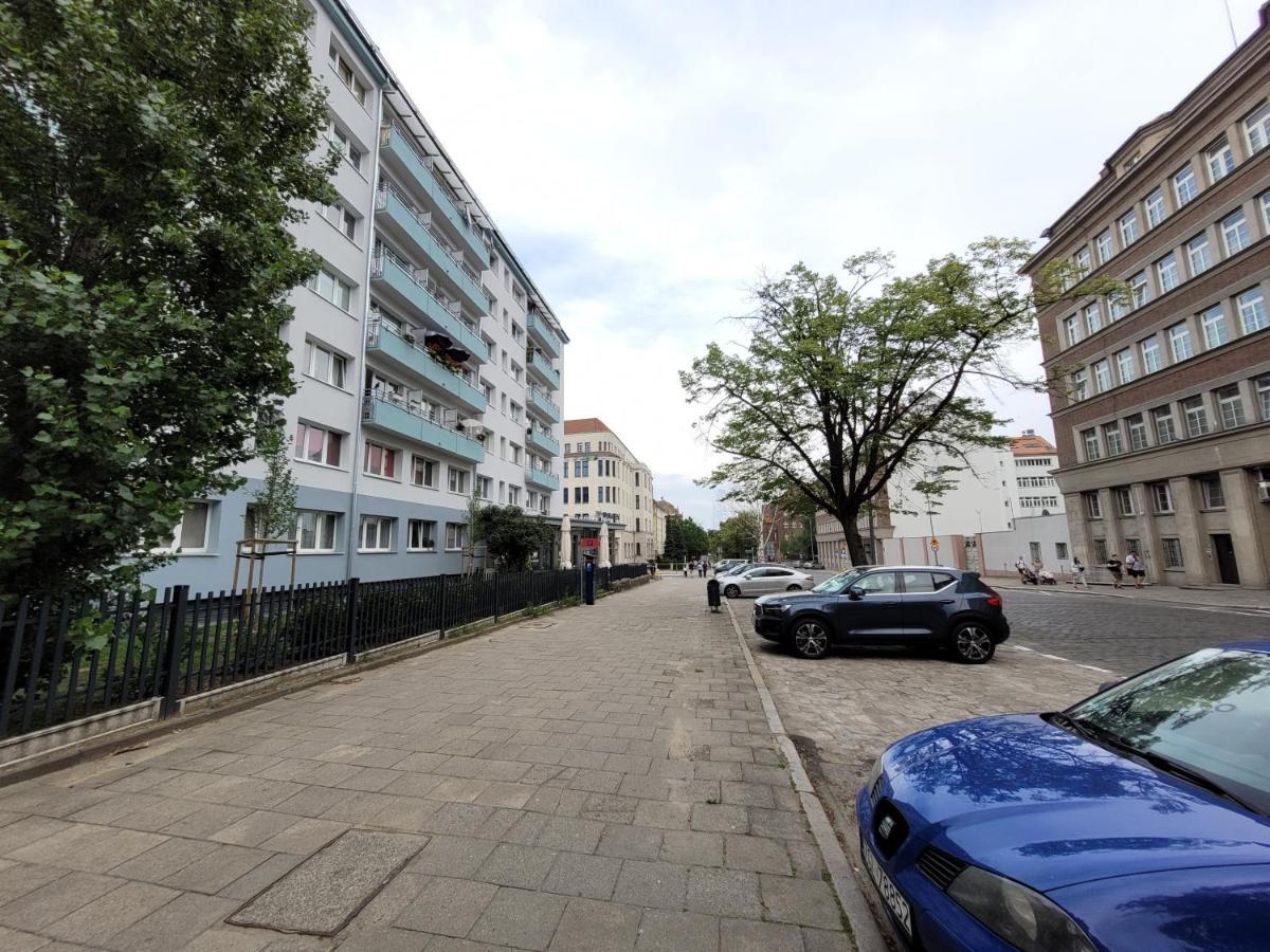 슈체친 Sloneczny Apartament Przy Filharmonii, Walach Chrobrego 아파트 외부 사진